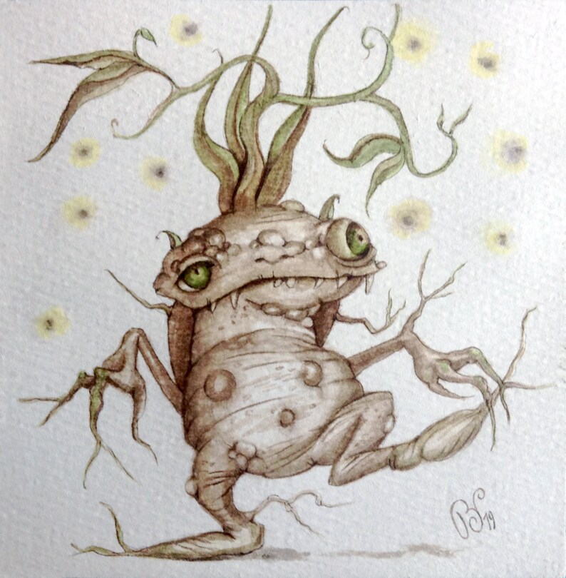 harry potter mandrake root