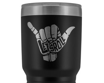 Brazilian Jiu Jitsu - Lets roll mug - BJJ Coffee Cup Vacuum Tumbler, Travel mug, Coffee Tumbler, Tea Tumbler