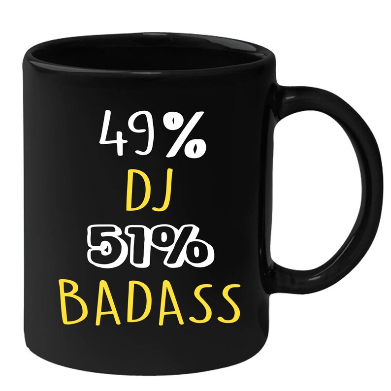 Mug for DJ Gift for DJ Black Mug Gift for Coffee or Tea Etsy