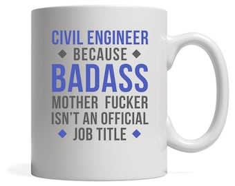 Civil Engineer  Mug, Gift for Civil Engineer , Birthday Present, Christmas Gift,11oz or 15oz white mug