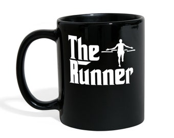 Laufen, laufen, Läufer, Marathon - der Läufer - schwarz Kaffeebecher, Tee-Tasse für Menschen, die laufen zu lieben