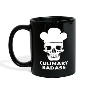 Chef, Chef Gift, Chef Coffee Mug - Culinary Badass mug - Coffee Mug, (11oz) Black Mug