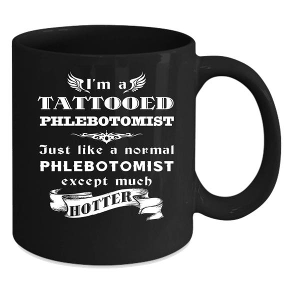 PINK This is what an AWESOME Phlebotomist Looks like SILVER Mug Gift idea work 