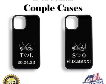 Personal couple custom cases for iPhone 15 14 13 12 11 Pro Max iPhone XR X XS iPhone 7 8 PLUS iPhone SECase  -Perfect gift for couple