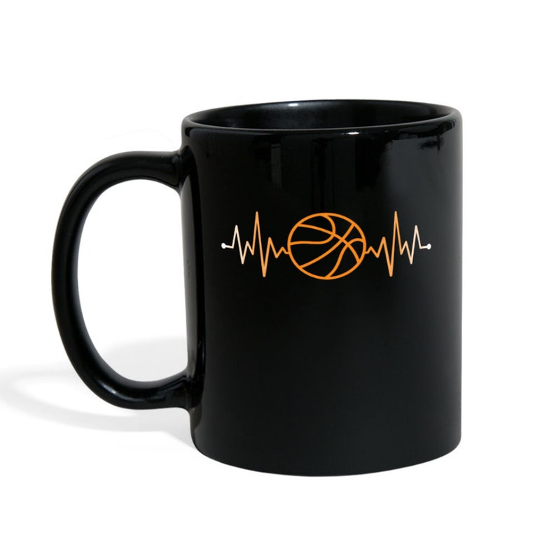 Mug Basketball Gifts Basketball Pulse Basketball Mug Etsy