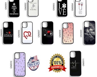 Personalized custom paramedic Iphone case for iPhone 15 14 13 12 11 Pro Max iPhone XR X XS iPhone 7 8 PLUS iPhone SECase -gift for paramedic