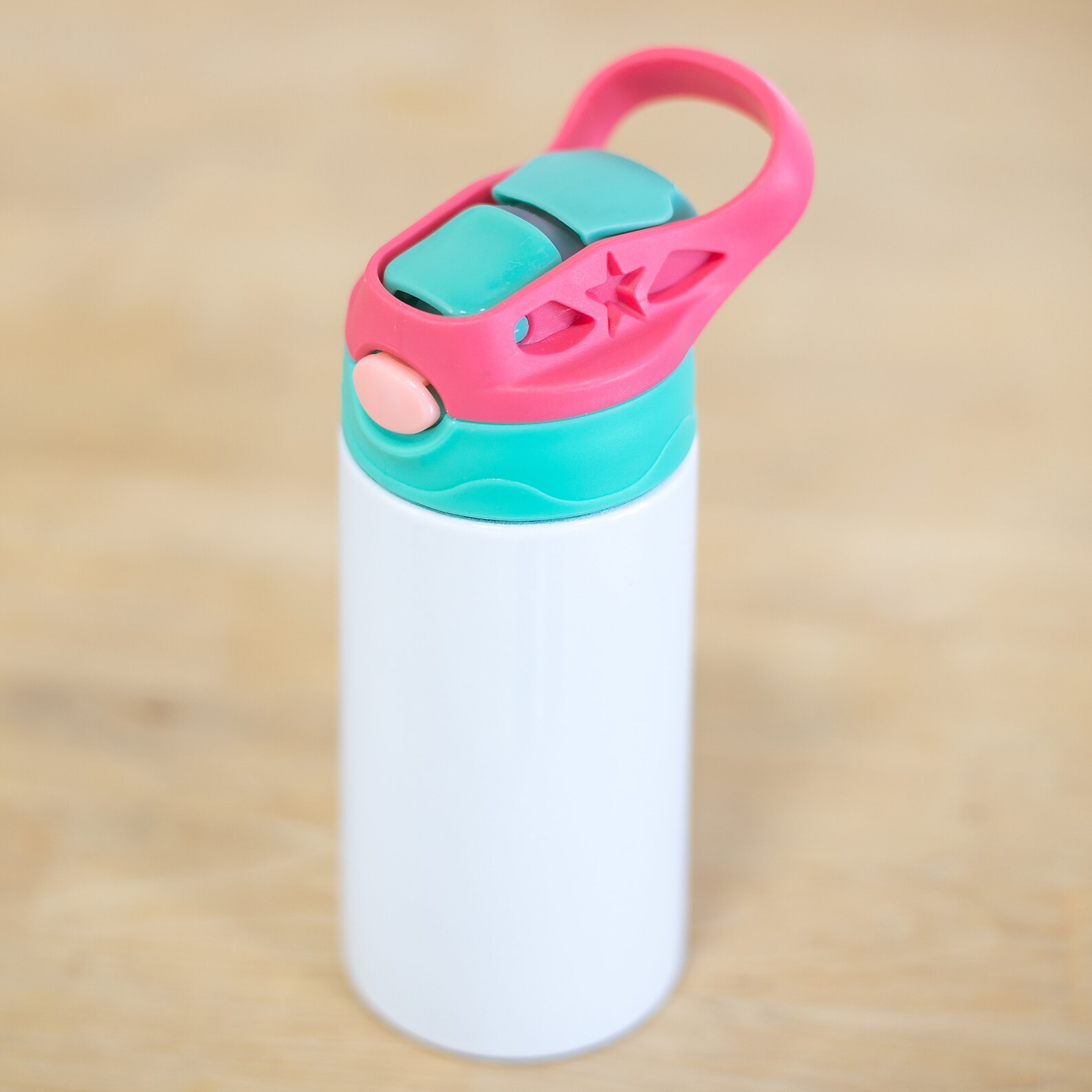 12 oz Sublimation Flip Top Kids Tumbler Push Button Kids Etsy