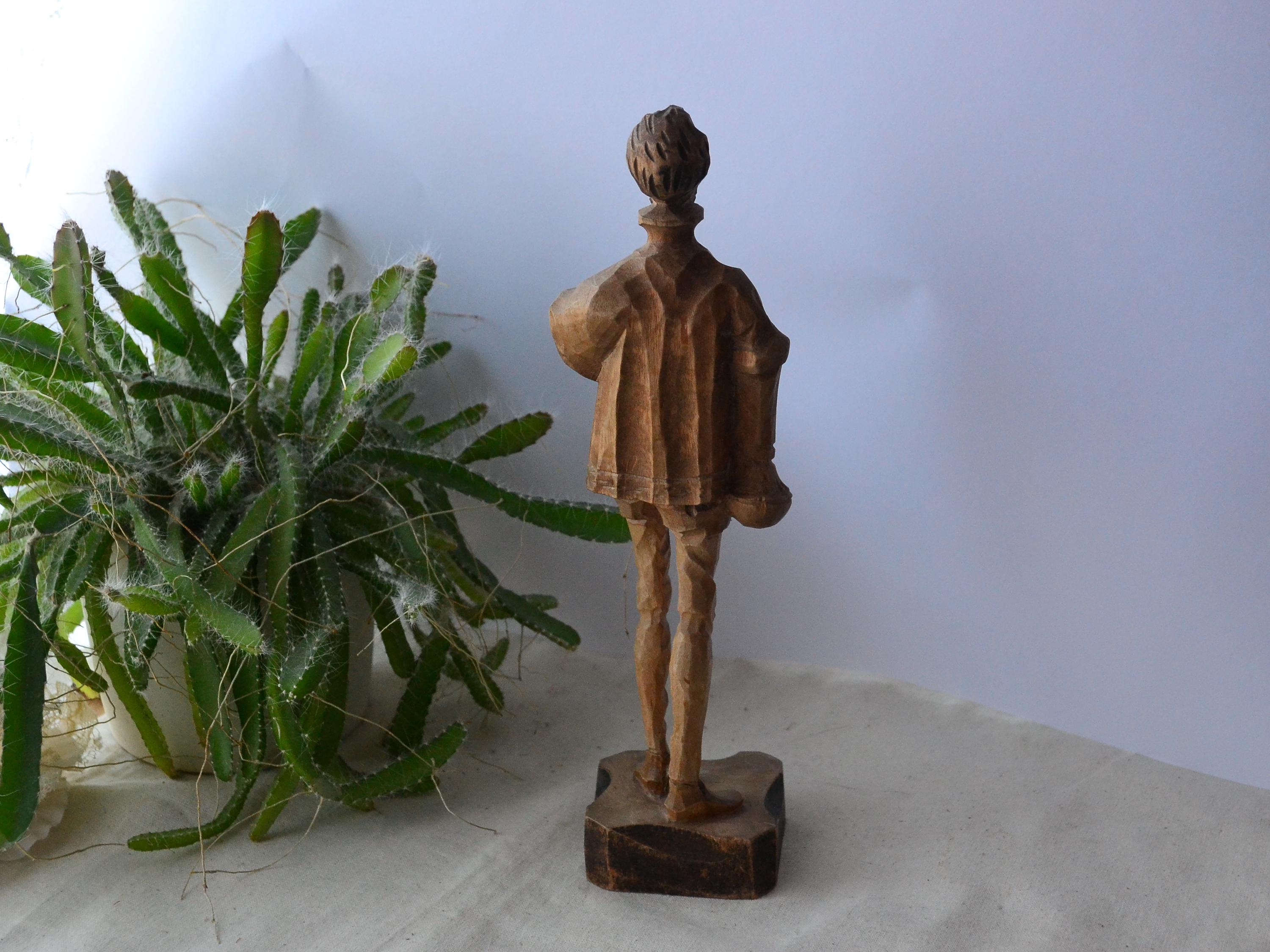 Ouro Artesania 手彫り木製ドン・キホーテ スペイン木製キホーテ置物 
