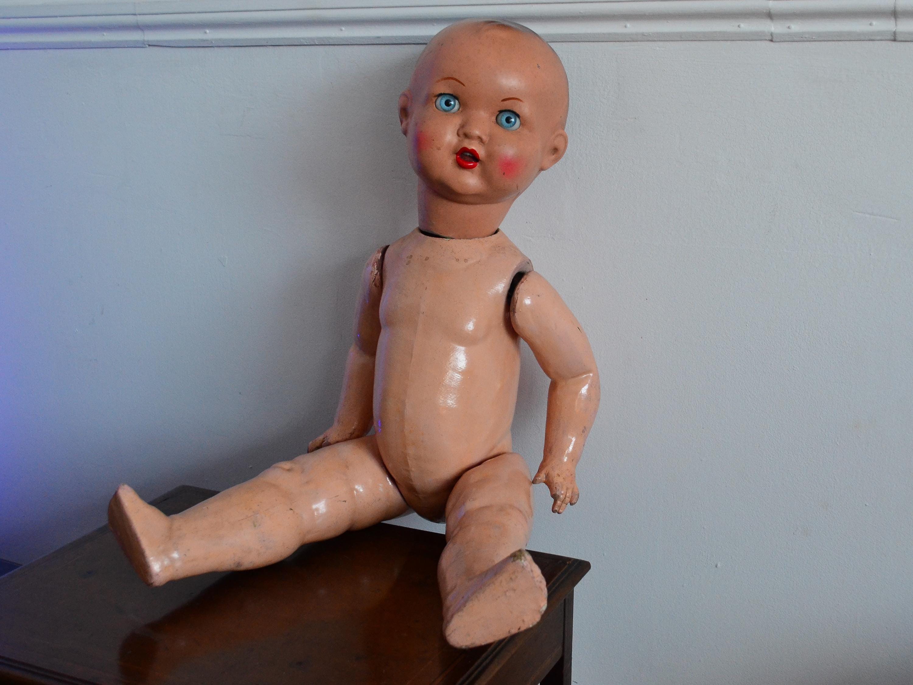 Antique Baby Doll - 100 Year Old Vintage Toy - Etsy