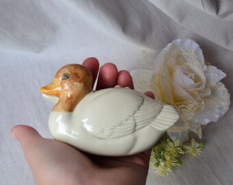 アヒルの箱、陶器のアヒルの宝石箱、アヒルの陶器の箱、アヒルの装飾品
