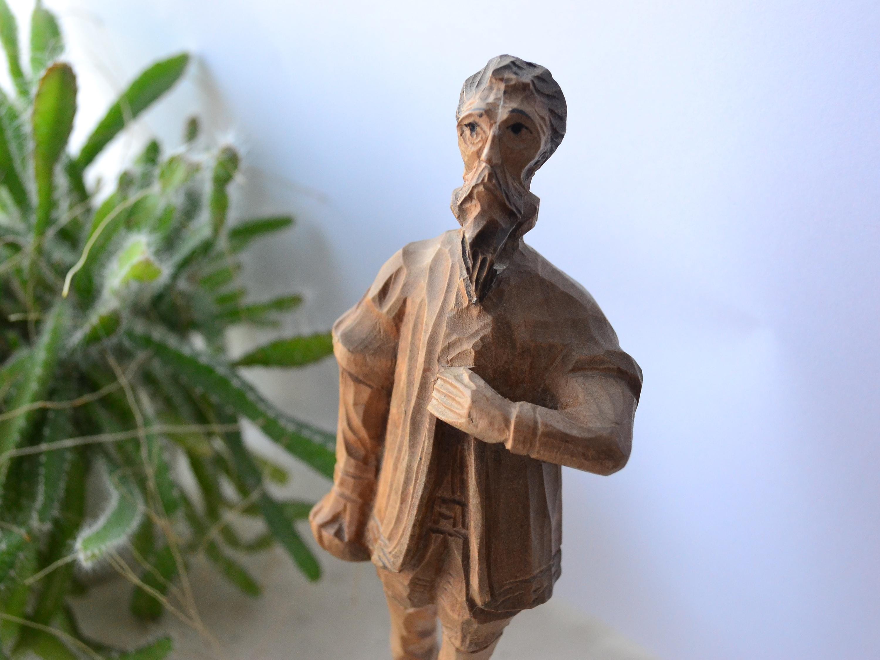Ouro Artesania Hand Carved Wooden Don Quixote Spanish Wooden