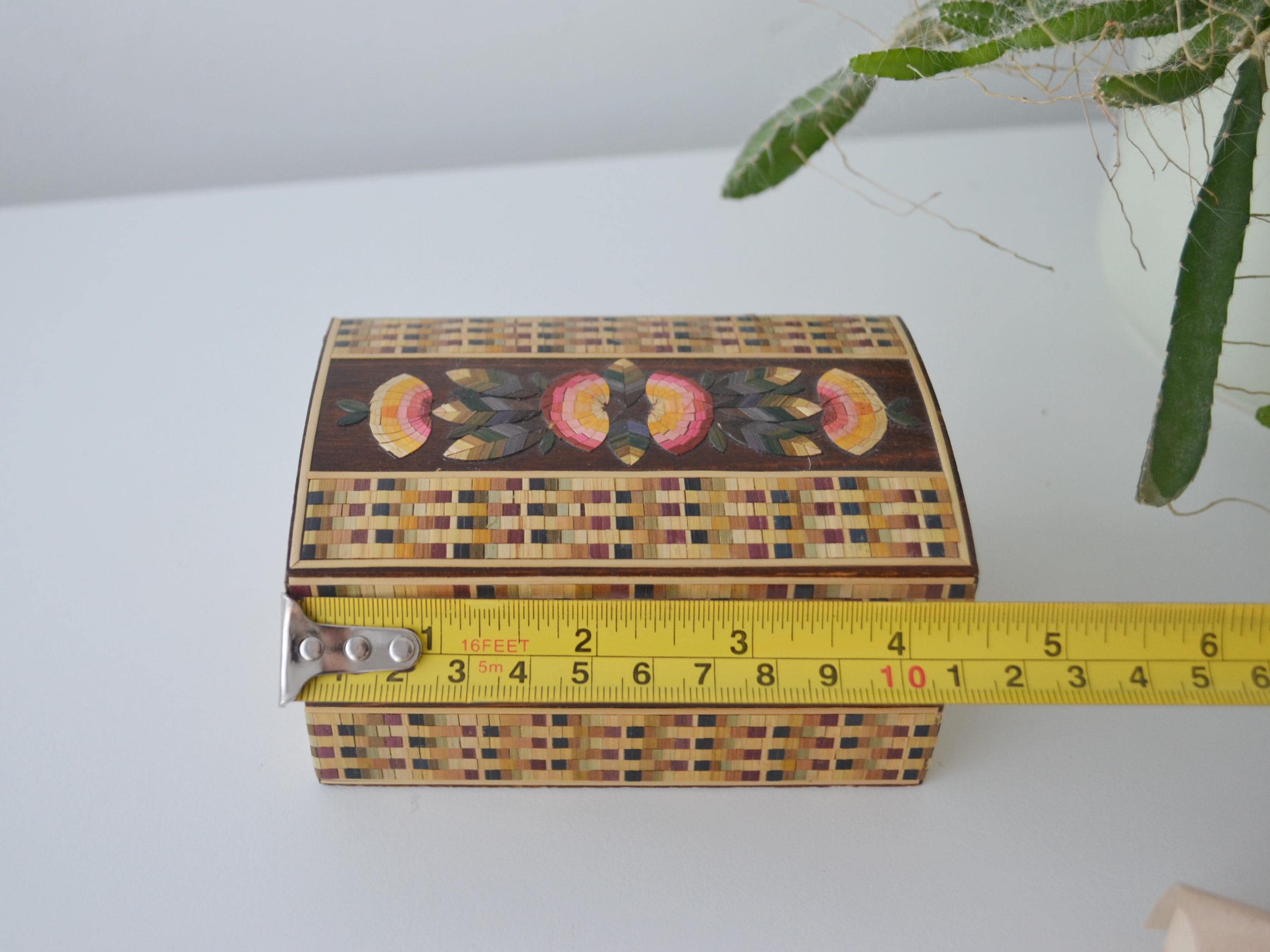 ロシアの麦わら象嵌箱 1991年 ソビエト民芸品 木製寄木細工 - Etsy 日本