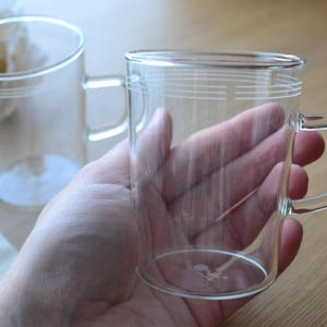 Vintage Schott Mainz Jenaer Glas Set of 6 Tea Coffee Mugs