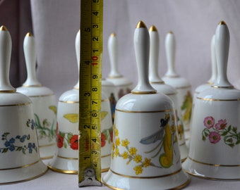 Franklin Porcelain Enchanted Fairy Flower Bells, Set of 12 - Etsy