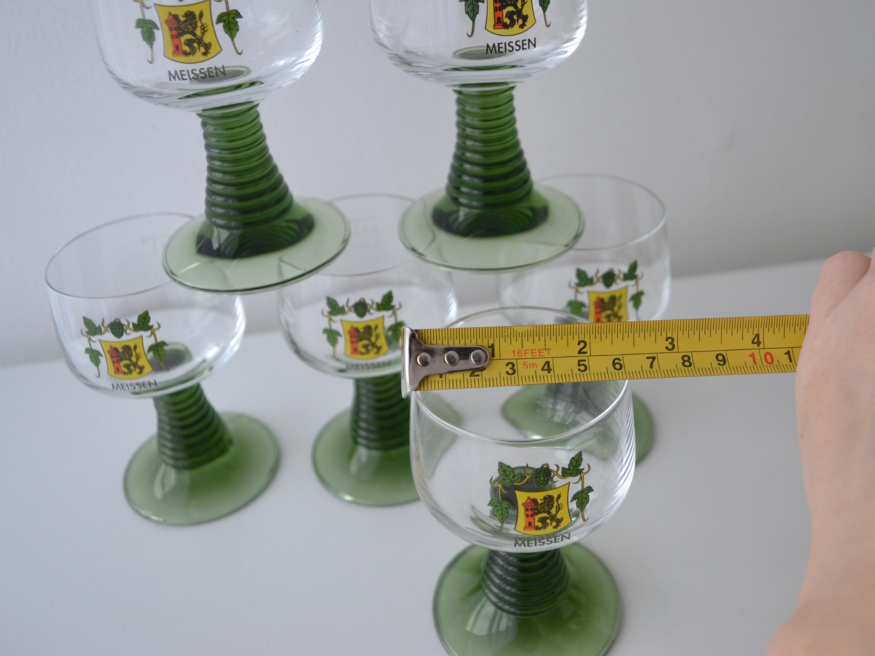 ヴィンテージ ドイツ都市土産 レーマー ワイングラス 6個セット