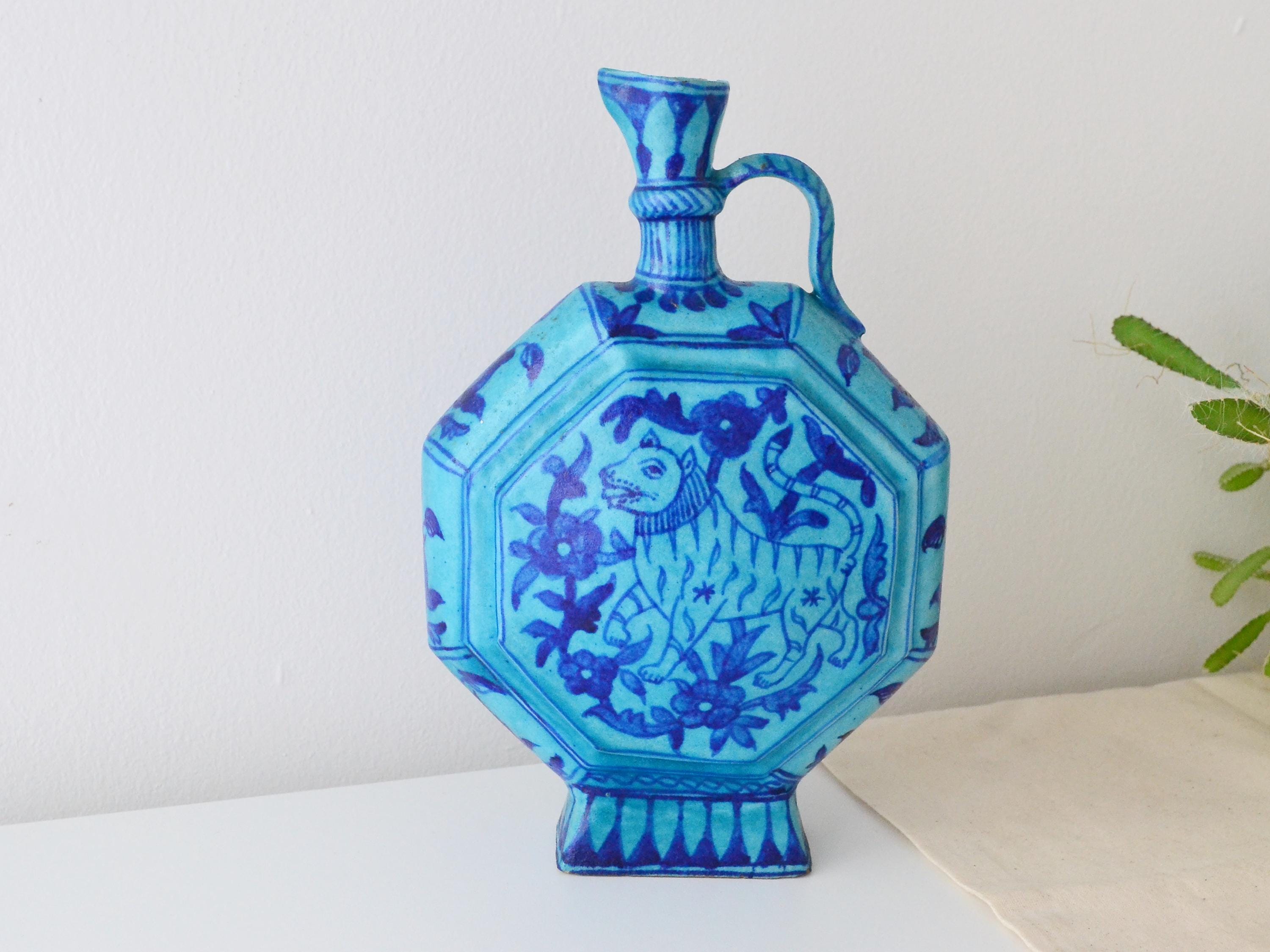 Museum Quality Persian Fritware Flask | 17th-19th Century