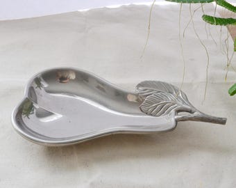 Vintage Seba Versilbert Pear Trinket Dish