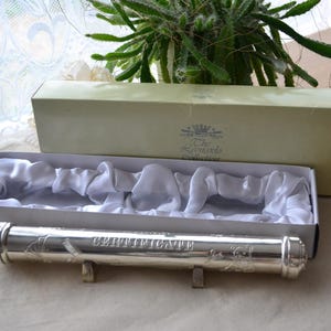 Verzilverde geboorteaktehouder Leonardo Collection Babycadeaus