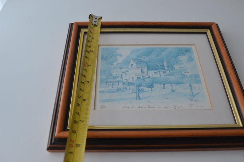 KW Burton Trip to Jerusalem Nottingham Limited Print 592/600 Framed image 5