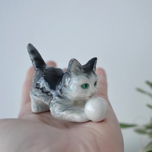 Goebel German Porcelain Cat Figurine - Vintage Ornament - Etsy Finland