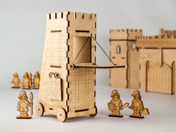 wooden toy knights
