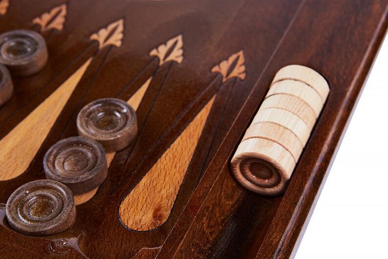 READY TO SHIP Set Board Game Hand carved from Natural Walnut Wood Gift for him Nardy Armenian Handmade Backgammon Armenian pattern