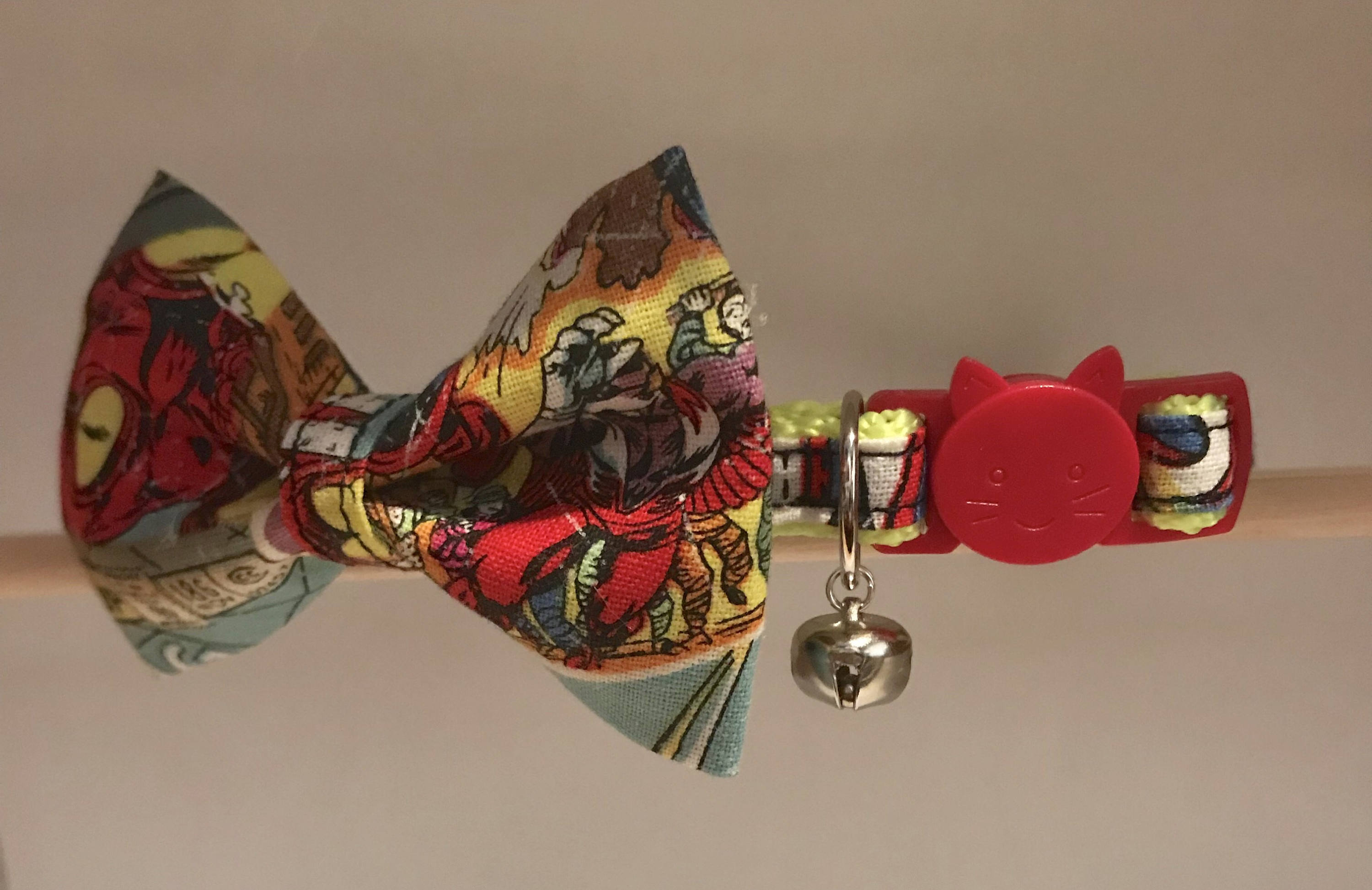 Marvel Cat Collar with Bow Tie Marvel Universe Etsy