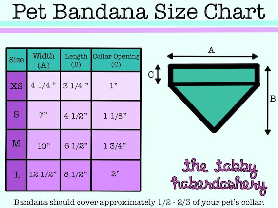 Cat bandana size 2025