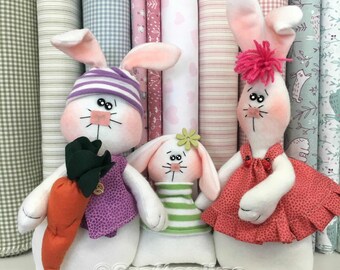 My Bunny Family - sewing pattern
