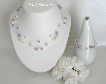 Wedding adornment Nouméa beads renaissance ivies and parma