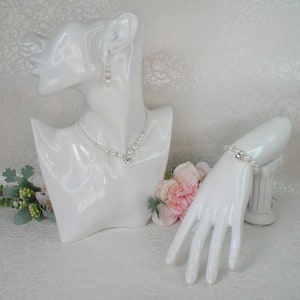 Adornment Wedding Agatha pearls renaissance white drop rhinestones crystal and washer rhinestones image 4