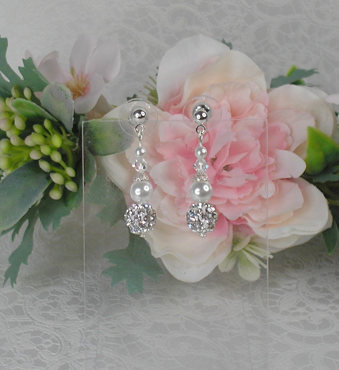 Boucles d'oreilles clous écailles de poisson - Les Vintages - Lovely