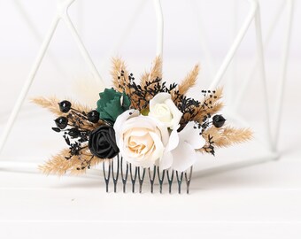 First Holy Communion Hair Comb Ivory and White Flower Hair