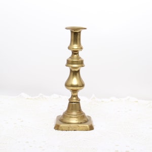 brass candlestick, vintage candlestick, home candlestick