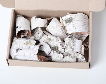 BIRCH BARK, Birch Bark Sheets, Birch Sheets Craft, Birch Pieces, Birch Wood Sheets, Natural Rustic Bark Pieces for Craft and Decoration
