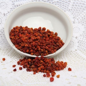 Dried Organic Rowan berries Mountain Ash berries magical ingredient jewelry resin , Dried Rowan for DIY,  Dried Rowan