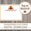 Thanksgiving Treat Gift Tags DIGITAL DOWNLOAD Etsy
