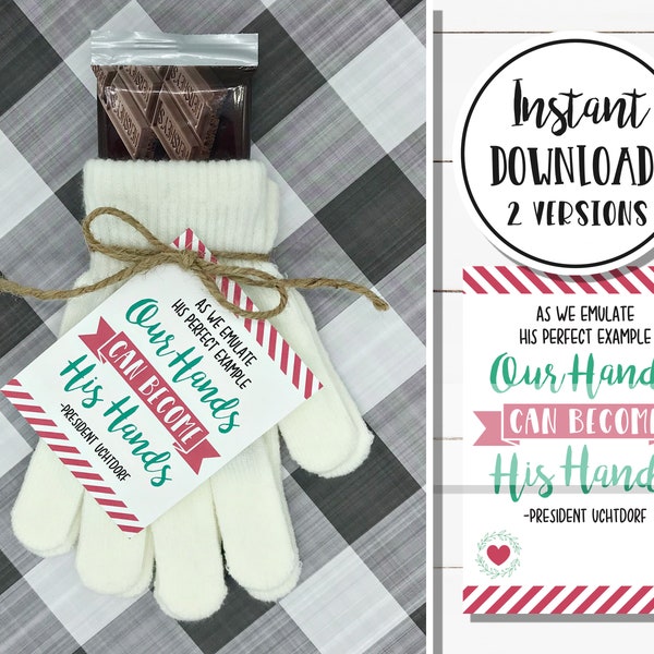 LDS Christmas Gift Tags DIGITAL DOWNLOAD