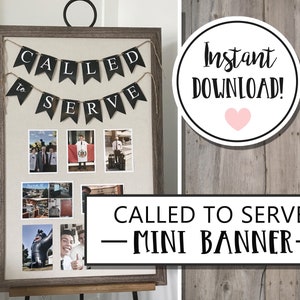 Called to Serve Mini Banner