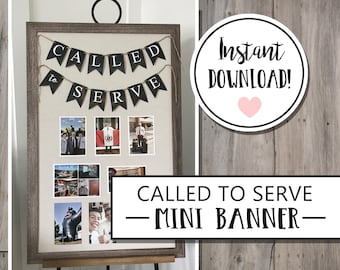 Called to Serve Mini Banner