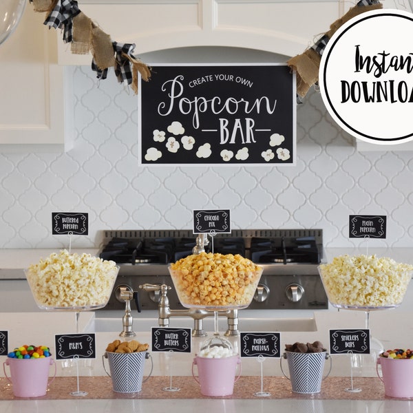 Popcorn Bar - Create Your Own Version