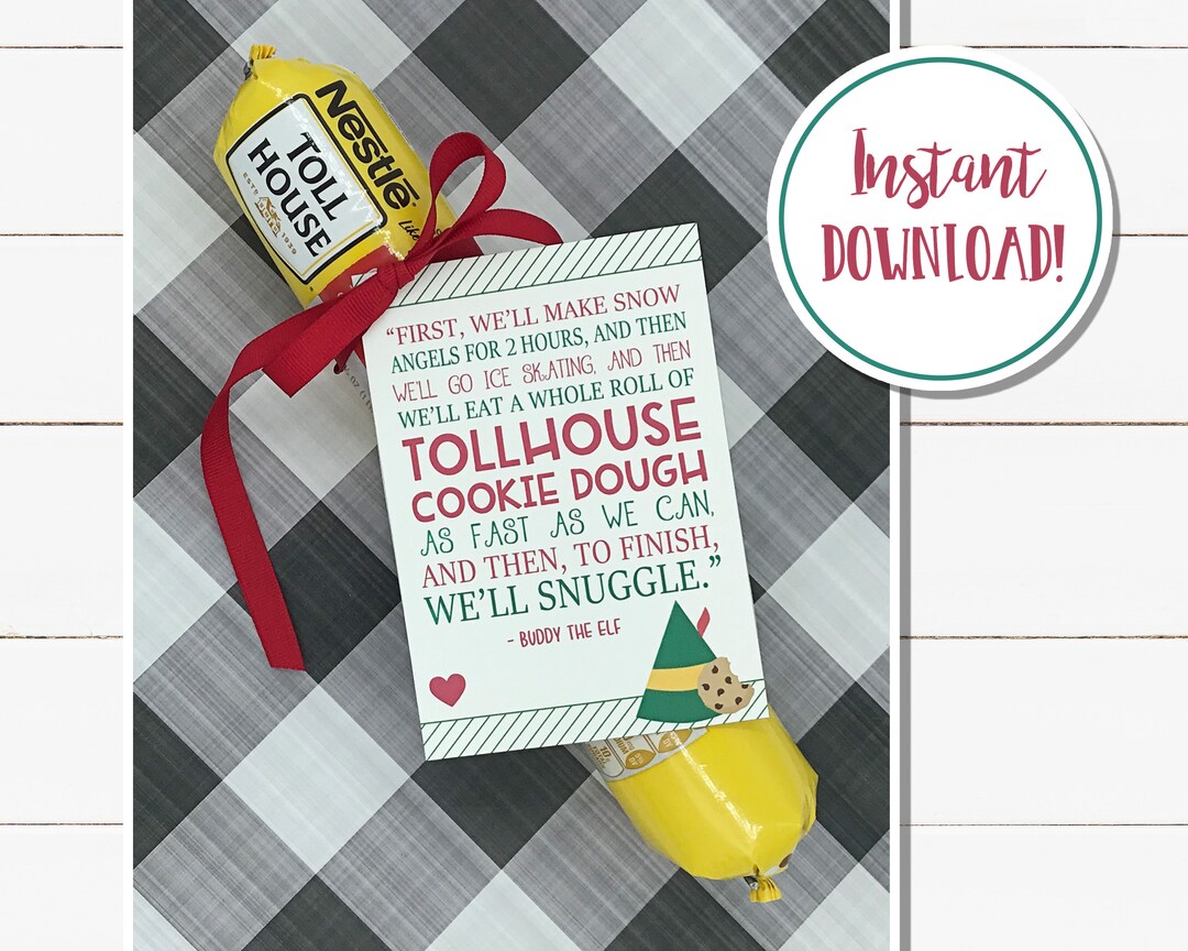 Cookie Dough Christmas Gift Tags - Etsy