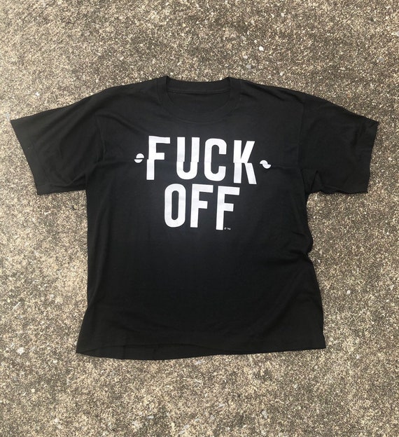 1980's Vintage Hidden Fuck Off Funny T Shirt