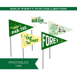Masters-inspirerade: Golffest-kul vimplar