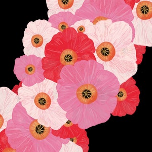 Icelandic Poppies - Print by Kayla Cooper (BrightPopShop/@BrightPopShopArt) Framed and Unframed Prints Available