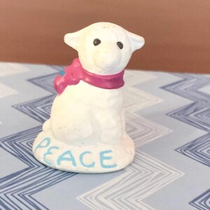 Hallmark Merry Miniature Snow Lamb 1991