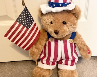 Patriottische pluche beer