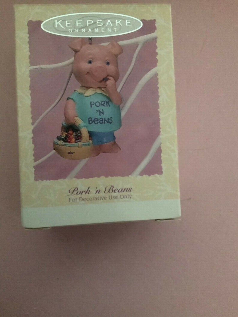 Hallmark Pork n Beans 1996*Signed by Artist
