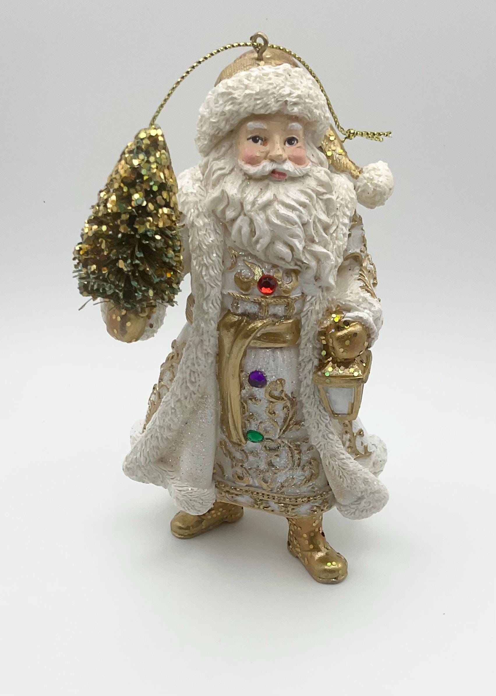 Déco De Noël Kurt Adler : Père Noël Et Maison En Pain D’épices Lumineux (10,5 Pouces)