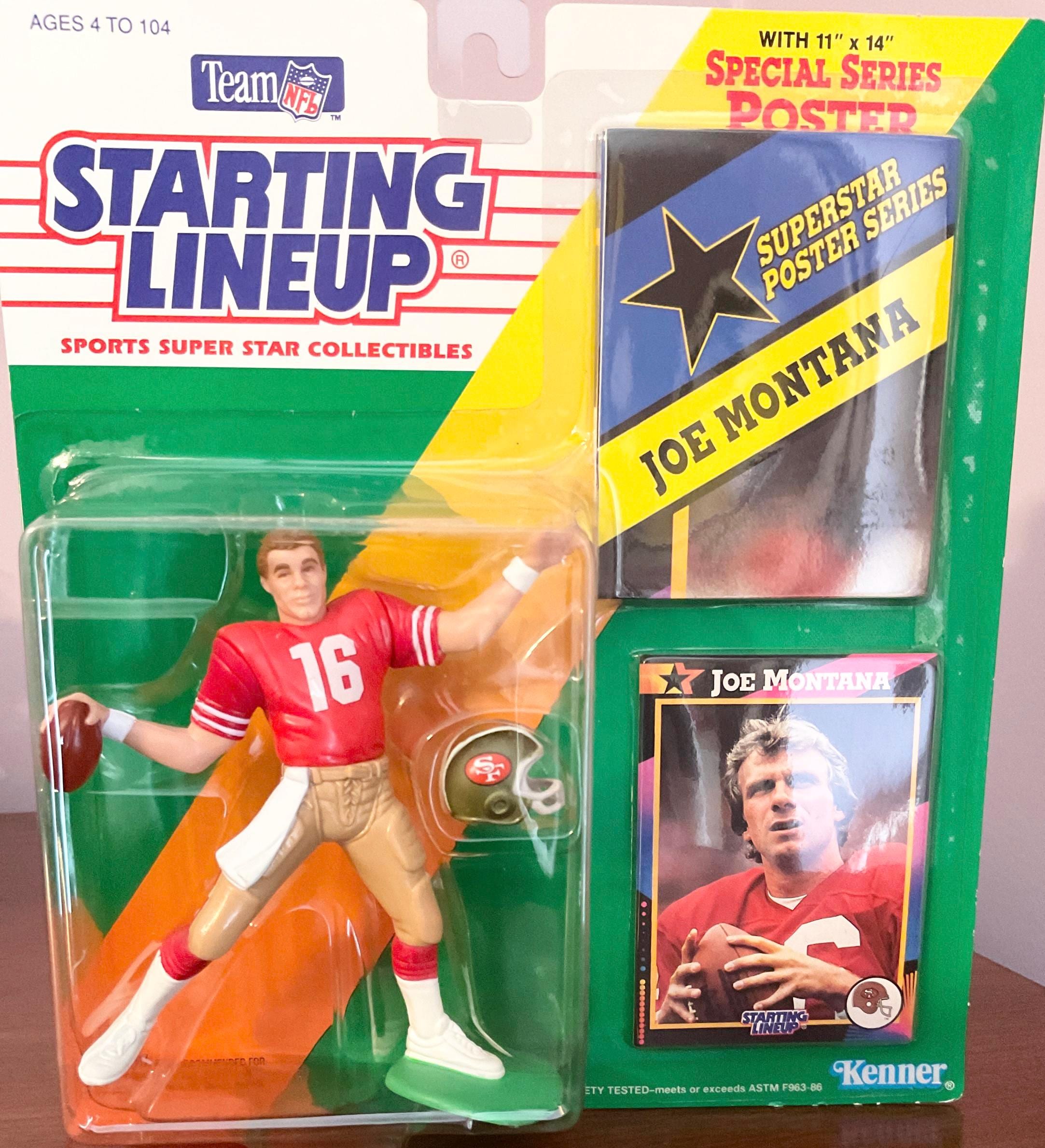 NFL Legends ジョー・モンタナ フィギュア Joe montana figure - Etsy 日本